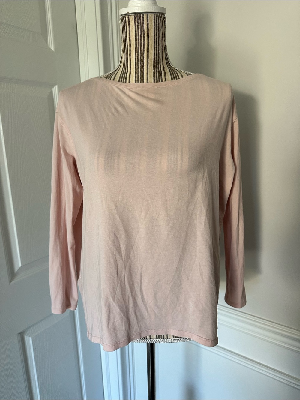 lululemon Back in Action Long Sleeve Shirt Pink Size 2 Pima Cotton